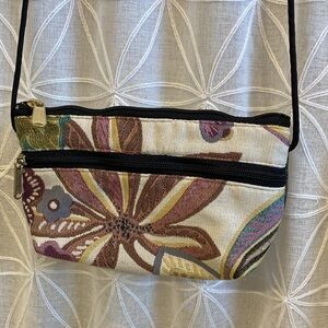 Floral Patterned Crossbody Bag
